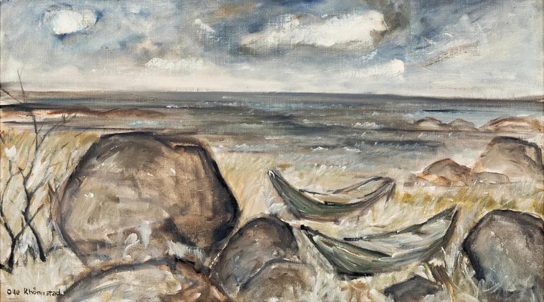 OLLE RHÖNNSTAD (1931-1988), olja på duk, signerad