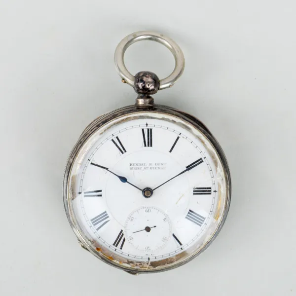 FICKUR, spindelur, silver, Kendall & Dent made at Rienne, 1800-tal