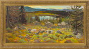 SIGURD BERNHOLM (1890-1969), olja på pannå, signerad och daterad 1958