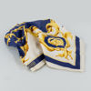 HERMÈS, scarf, siden, "Crowns/Couronnes", design av Julia Abadie 1969
