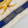 HERMÈS, scarf, siden, "Crowns/Couronnes", design av Julia Abadie 1969
