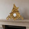 BORDSPENDYL, bronserad metall, PH Mourey, Frankrike, 1800-/1900-tal