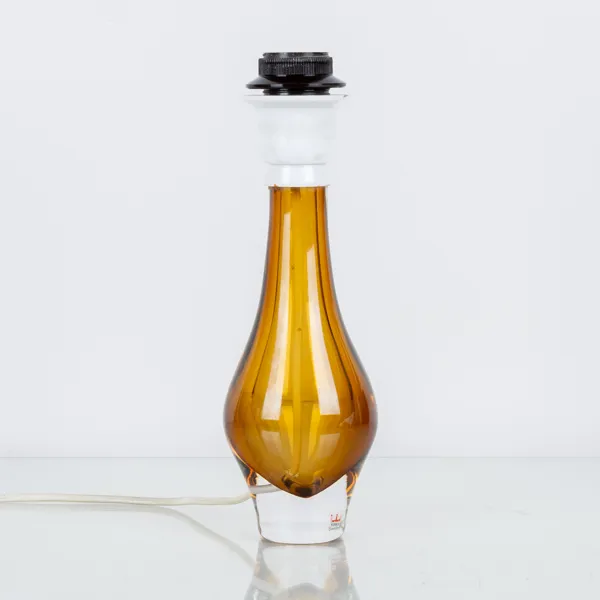 MONA MORALES-SCHILDT, bordslampsfot, glas, Kosta, signerad