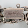 ARMBAND, silver, svenska stämplar VJ