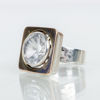 RING, silver, svenska stämplar GGG, med bergkristall, sannolikt 1960-/70-tal