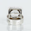 RING, silver, svenska stämplar GGG, med bergkristall, sannolikt 1960-/70-tal