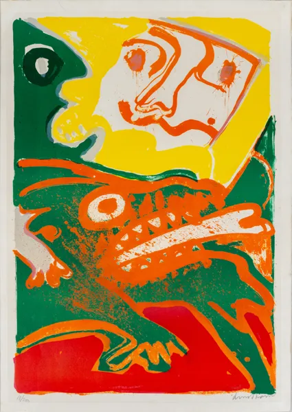 BENGT LINDSTRÖM (1925-2008), färglitografi, signerad och numrerad 18/200