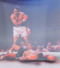FOTOGRAFI, Mohammed Ali under boxningsmatch, lenticular/3D-relief