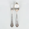 GAFFEL SAMT SKED, silver, "Rosen", CG Hallberg, Stockholm 1911