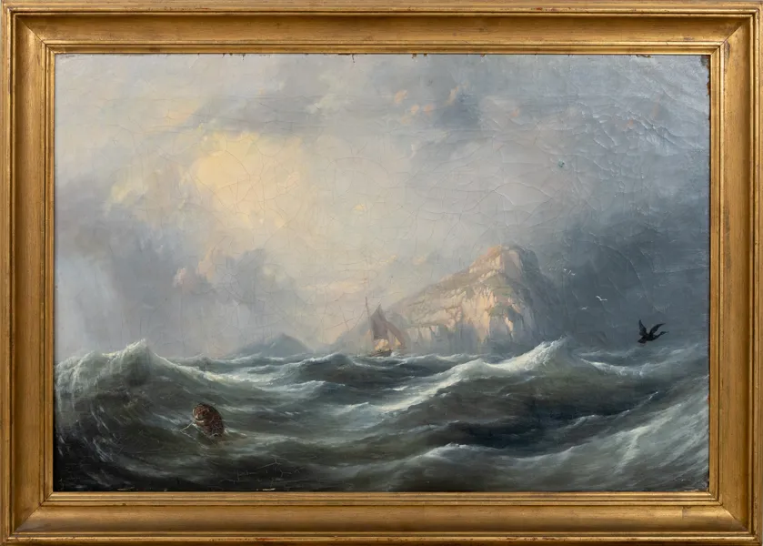 THOMAS SEWELL ROBINS (1810–1880), olja på duk, signerad och daterad 1868
