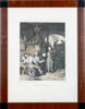 TAVELSVIT, 5 st, kolorerade tryck, 1800-tal