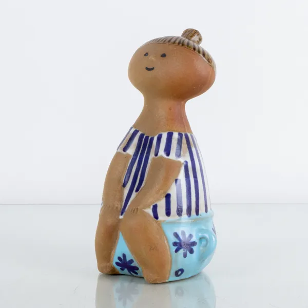 LISA LARSON, figur, stengods, "Lotta", ur serien "Larsons ungar", Gustavsberg