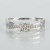 RING, 18k vitguld, med diamanter