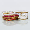 DOSOR, 4 st, porslin och glas, bla Sèvresliknande märke, 1800-/1900-tal