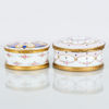 DOSOR, 4 st, porslin och glas, bla Sèvresliknande märke, 1800-/1900-tal