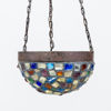 TAKLAMPA, glas och metall, jugend, tidigt 1900-tal