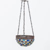 TAKLAMPA, glas och metall, jugend, tidigt 1900-tal