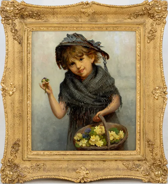 OKÄND KONSTNÄR, olja på duk, 1800-tal, osignerad