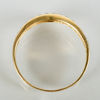 RING, 18k guld, med åttkantslipade diamanter tot 0.26 ct