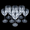 BERTIL VALLIEN, 8 st vinglas, "Chateau", Kosta Boda