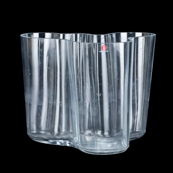 ALVAR AALTO, vas, glas, "Savoy", Iittala, Finland, 1900-/2000-tal