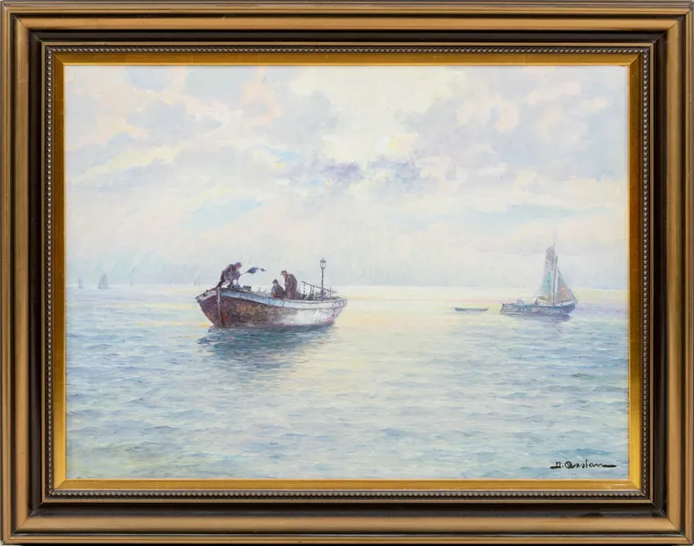 JOHAN OSSIAN ANDERSSON (1889-1975), olja på duk, signerad