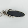 COLLIER OCH 1 PAR ÖRHÄNGEN, metall, sannolikt Sovjet, 1900-talets slut