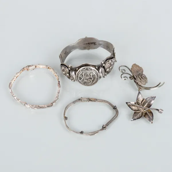 SAMLING SILVERSMYCKEN, 5 del, bla 1800-/1900-tal