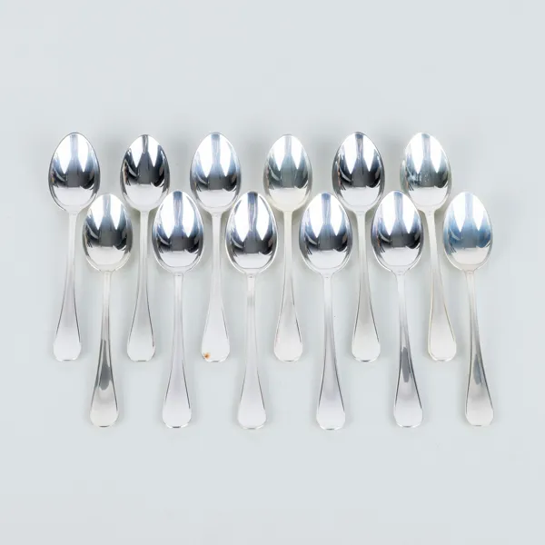 KAFFESKEDAR, 12 st, silver, GAB 1995
