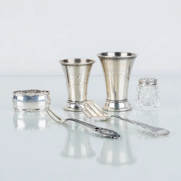 SILVERFÖREMÅL, 6 del, silver, 1900-tal