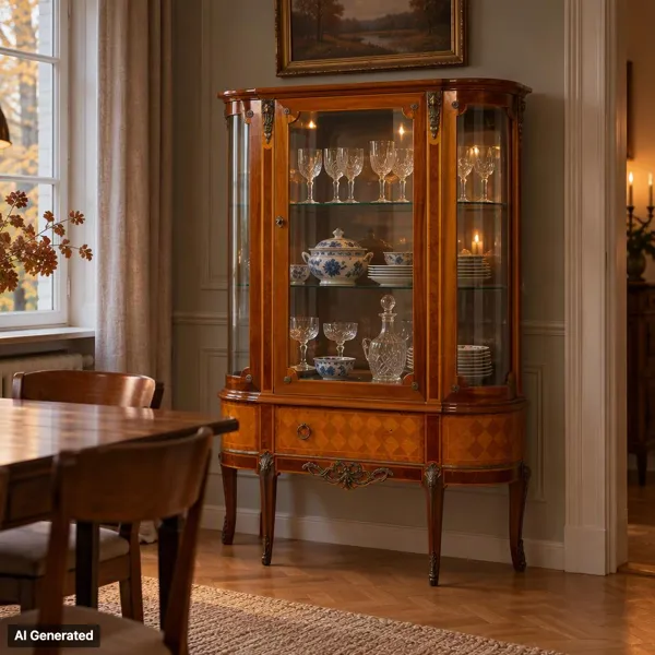 VITRINSKÅP, Möbel Aktiebolaget Gustaf Lundgren Malmö, gustaviansk stil, 1900-talets mitt