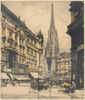 LUIGI KASIMIR (1881-1962), etsning, signerad