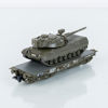 MÄRKLIN, 4 del, Wagenset bundeswehr leopard, 48720