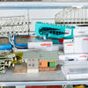 MÄRKLIN, större samling tågbanetillbehör