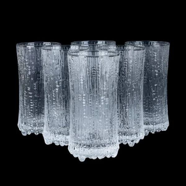 TAPIO WIRKKALA, 6 st champagneglas, "Ultima Thule", Iittala, Finland