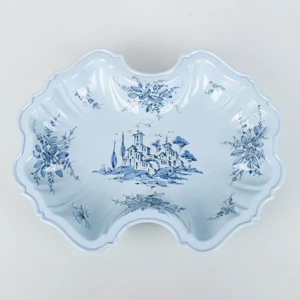 SKÅL, flintgods, Cantagalli, Florens, Italien, 1900-talets andra hälft