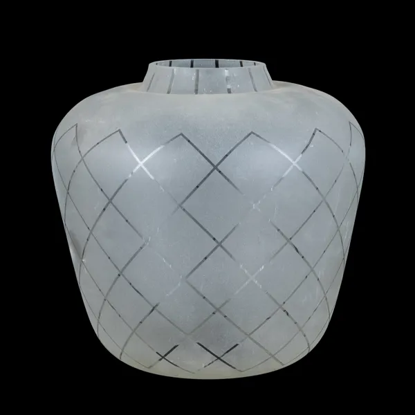 LAMPKUPA, glas, Birger Dahl, Sönnico, Norge, 1900-talets mitt