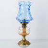 BORDSFOTOGENLAMPA, mässing och glas, 1800-tal
