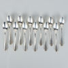 KAFFESKEDAR, 12 st, silver, "Haga", Skandia 1948
