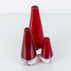 MONICA BRATT, 3 st, vaser, glas, Reijmyre glasbruk, 1900-talets mitt