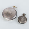 FICKUR, 2 st, silver, med fickursställ, 1900-talets första hälft