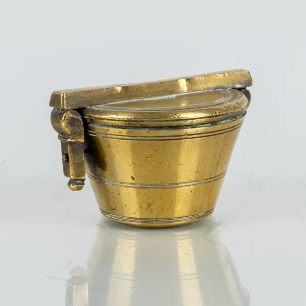 VIKTSATS, 7 del, mässing, märkt 1861