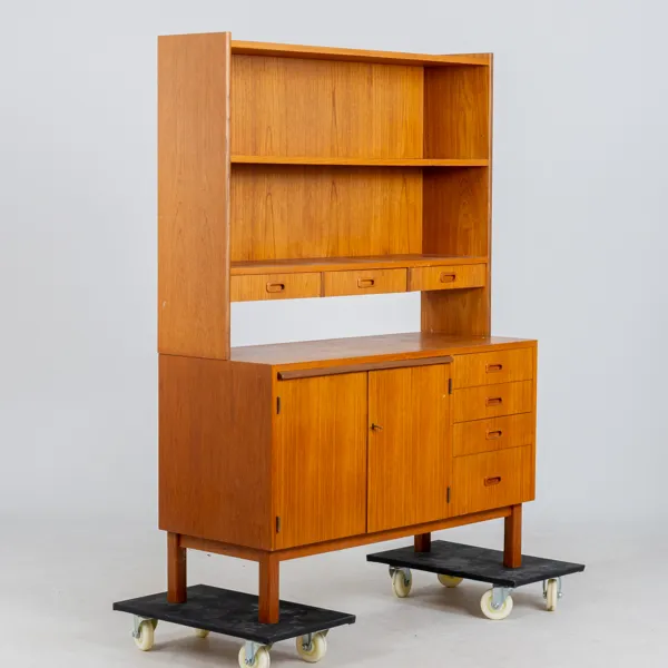 BOKHYLLA, teak, 1950-/60-tal