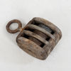 TALJA/BLOCK, trä och smide, 1800-/1900-tal