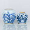 BOJANER, 2 st, porslin, Kina, 1800-tal