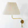VÄGGLAMPOR, 3 st, mässing, Hans Schmidt's Lampdesign ApS, 1900-talets andra hälft