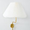 VÄGGLAMPOR, 3 st, mässing, Hans Schmidt's Lampdesign ApS, 1900-talets andra hälft