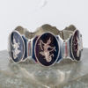 ARMBAND OCH BROSCH, sterlingsilver, Siam, 1900-talets andra hälft