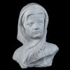 FIGUR, bemålad stenmassa, sannolikt 1900-talets första hälft