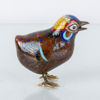 FIGUR SAMT VASER, 3 del, cloisonné, orientaliska, 1900-tal
